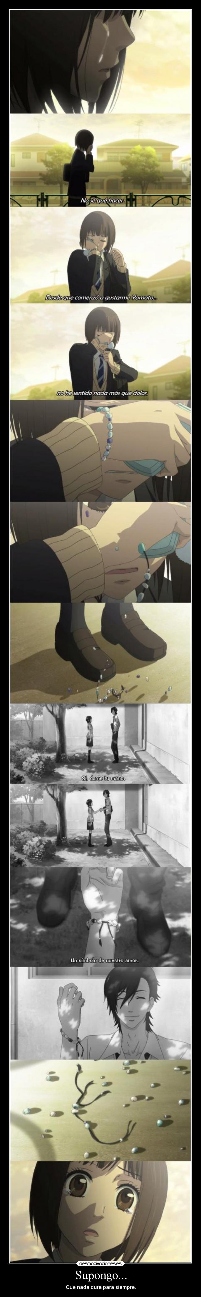 carteles raptorhunters nigatsu harukaze anime sukitte mei tachibana yamato kurosawa amor pulsera desmotivaciones