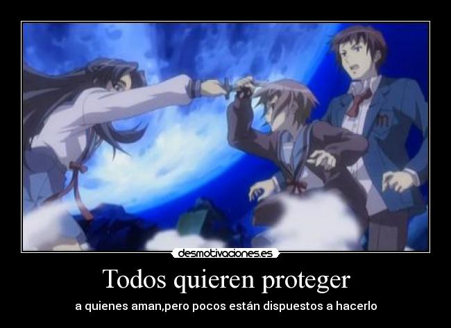 Todos quieren proteger - 