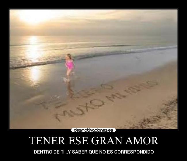 TENER ESE GRAN AMOR - 