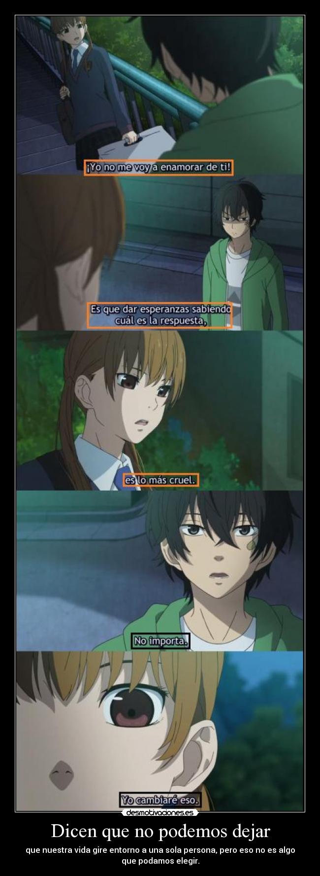 Dicen que no podemos dejar -