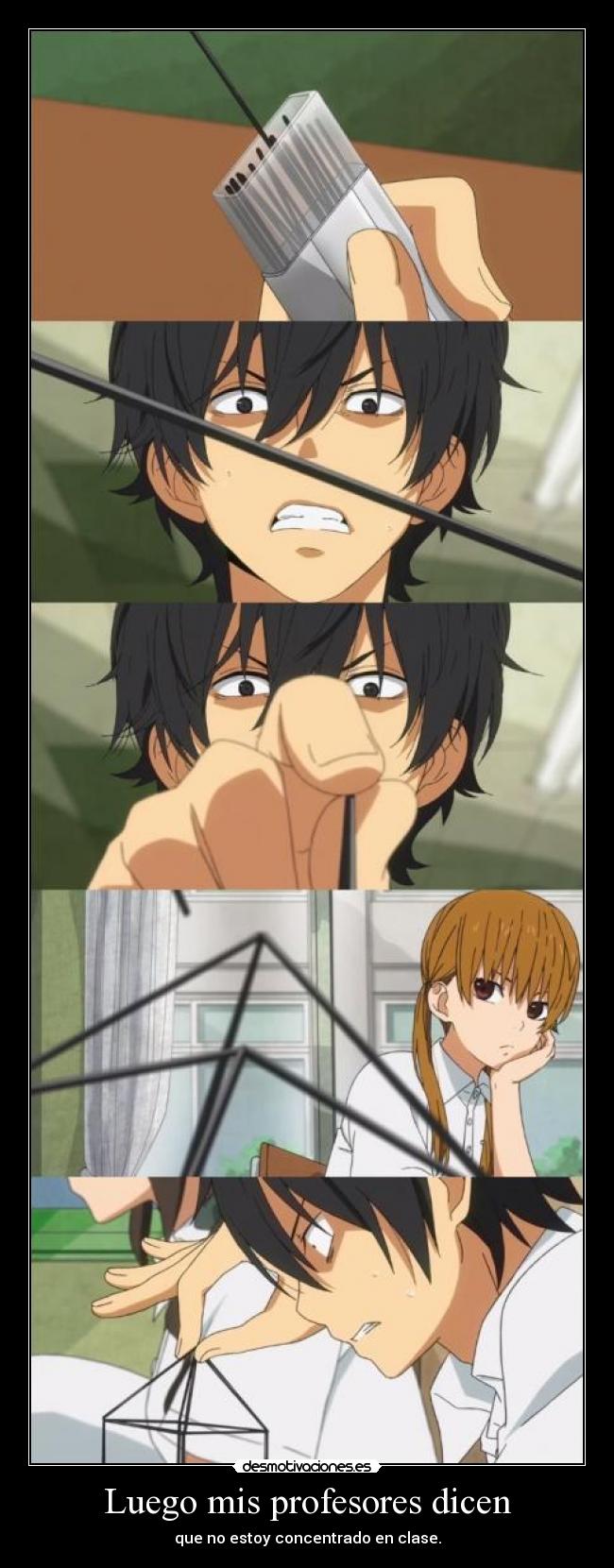 Luego mis profesores dicen -