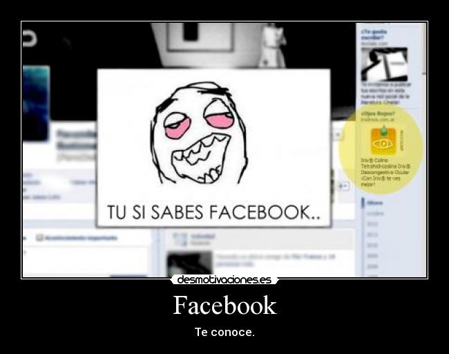 Facebook - Te conoce.
