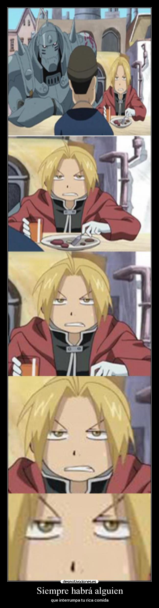 carteles fullmetal alchemist anime edward elric desmotivaciones