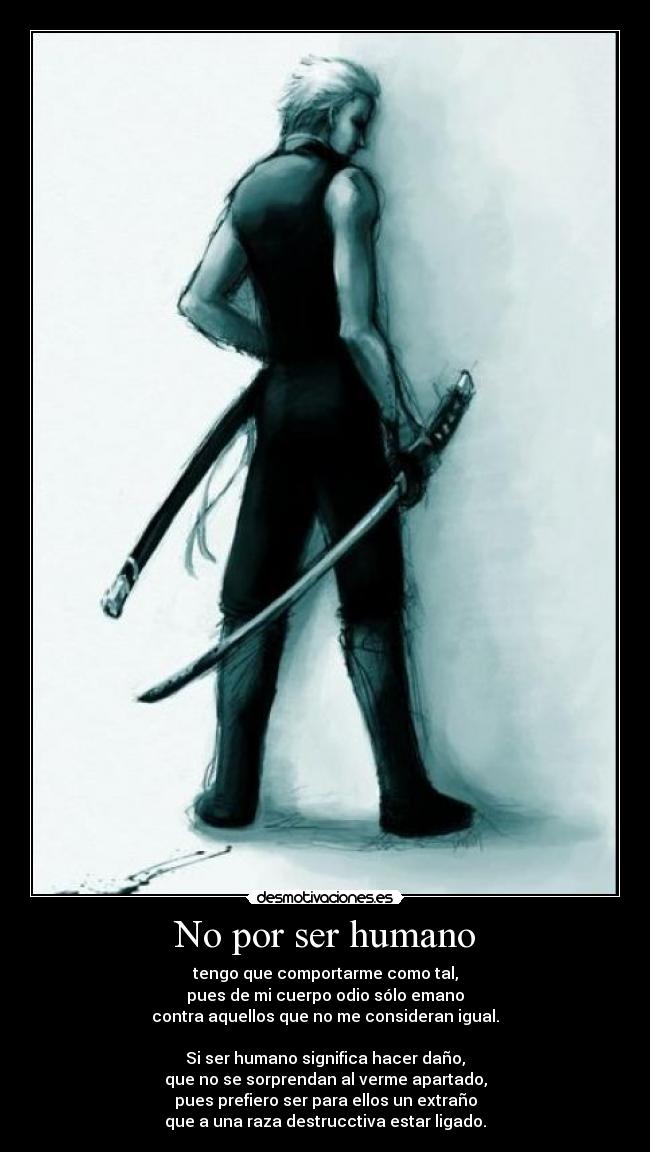 No por ser humano -