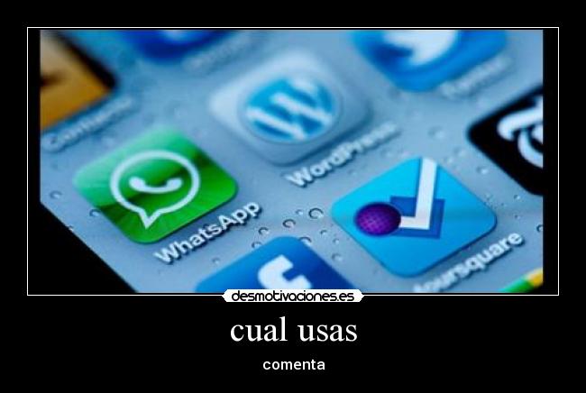 cual usas - 