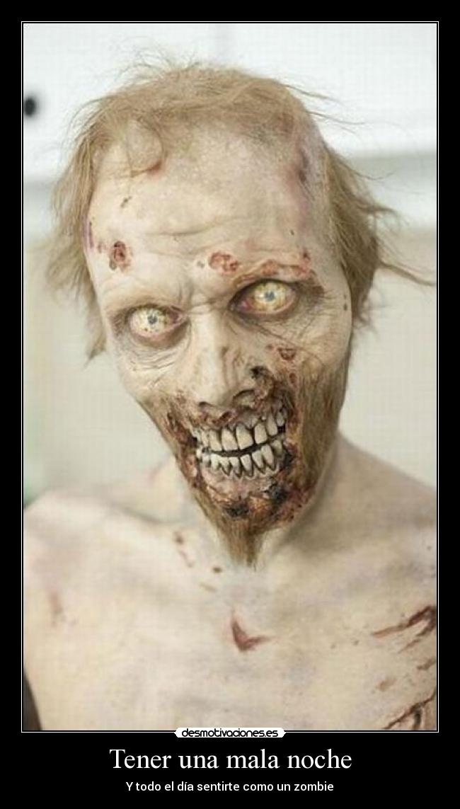 carteles zombie desmotivaciones