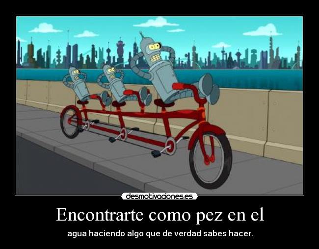 Encontrarte como pez en el - 