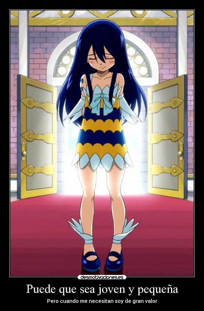carteles wendy marvell fairy tail anime desmotivaciones