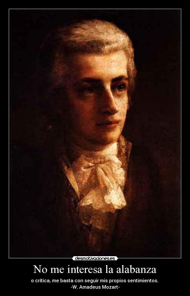 No me interesa la alabanza - 