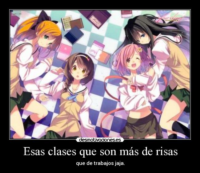 Esas clases que son más de risas -