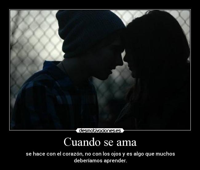 Cuando se ama -