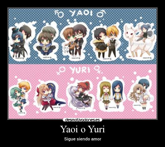 Yaoi o Yuri -