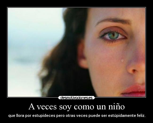 A veces soy como un niño - 