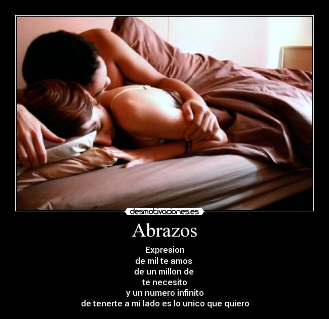 Abrazos -