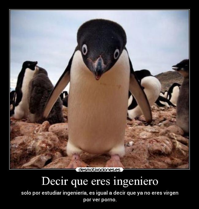 Decir que eres ingeniero - 