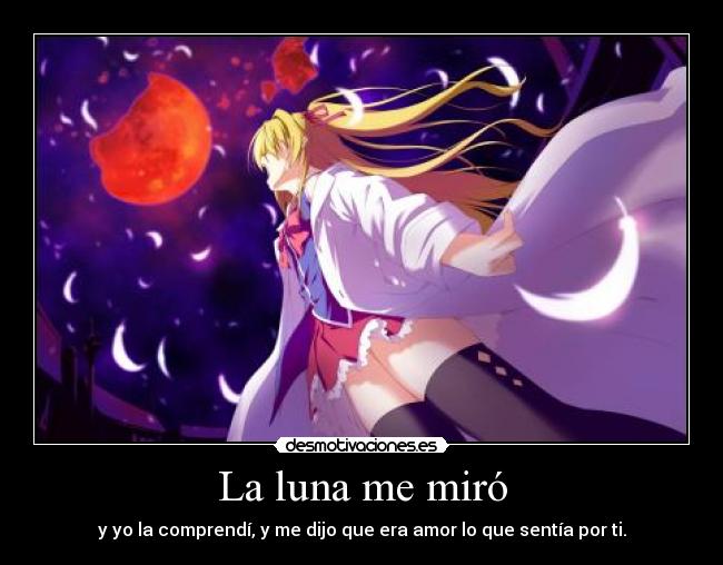 La luna me miró - 