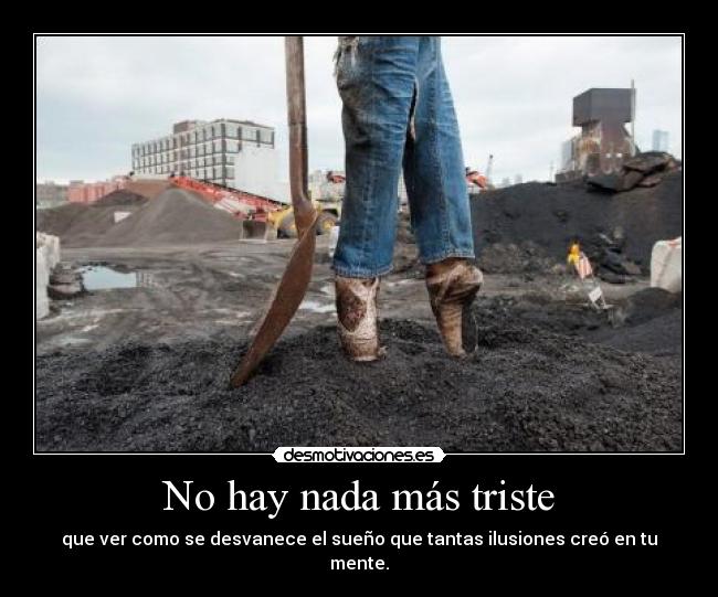No hay nada más triste - 
