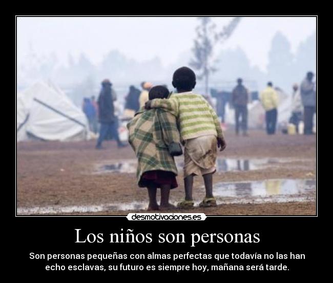 Los niños son personas -