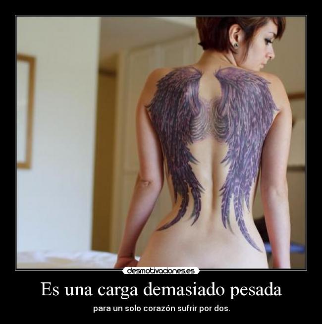 Es una carga demasiado pesada -