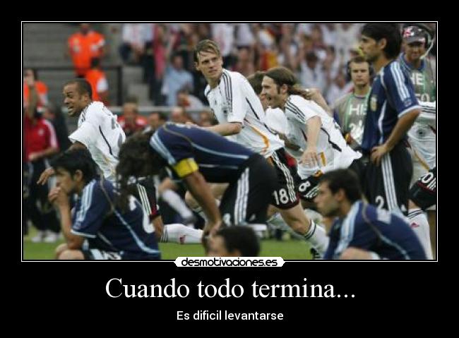 Cuando todo termina... -