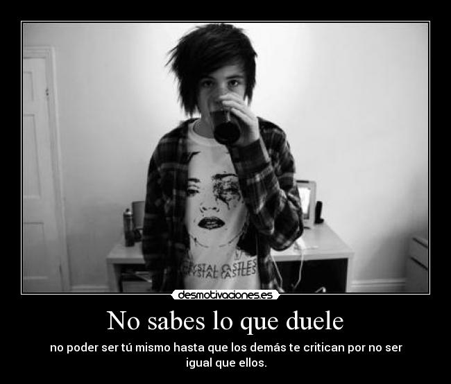 No sabes lo que duele - 