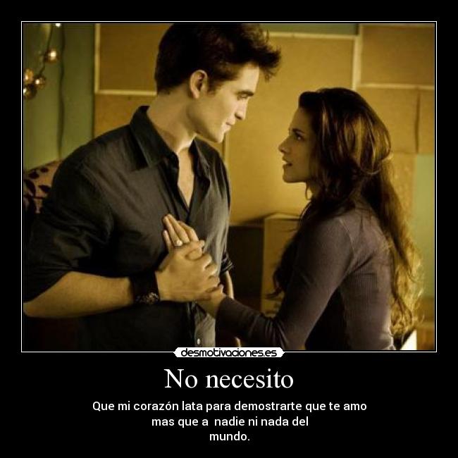 No necesito -