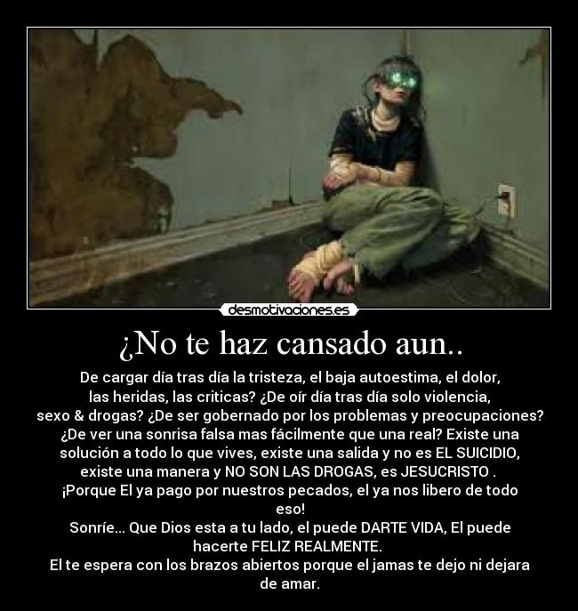 ¿No te haz cansado aun.. -