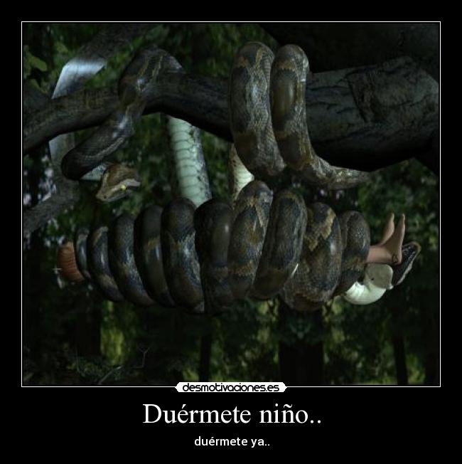 Duérmete niño.. - duérmete ya..