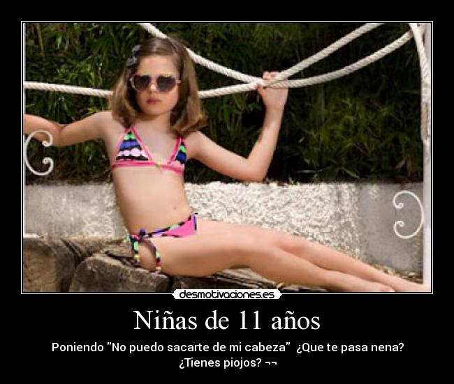 Niñas de 11 años - Poniendo No puedo sacarte de mi cabeza ¿Que te pasa nena?
¿Tienes piojos? ¬¬