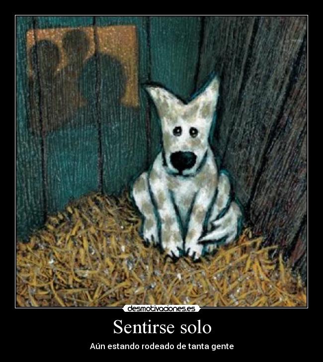 Sentirse solo -