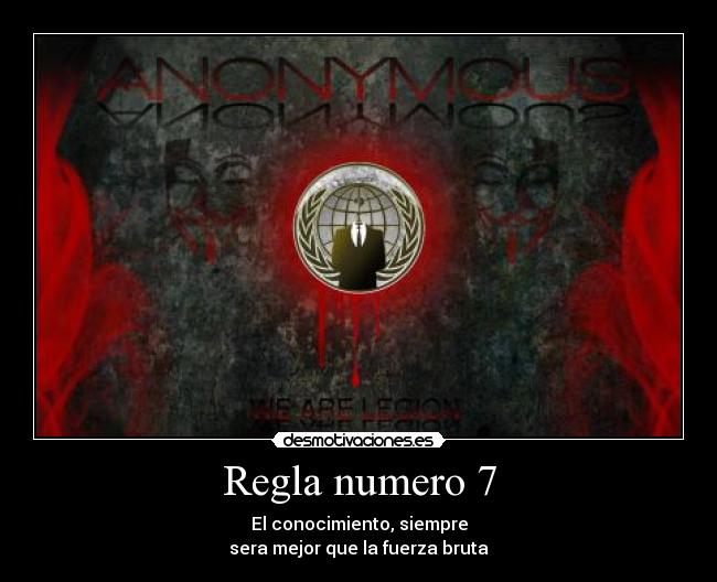 carteles conocimiento anonymous lirico regla desmotivaciones