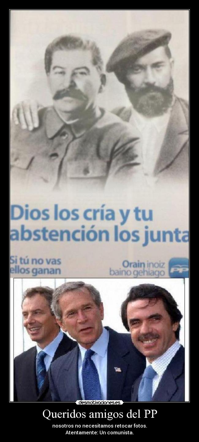 Queridos amigos del PP -