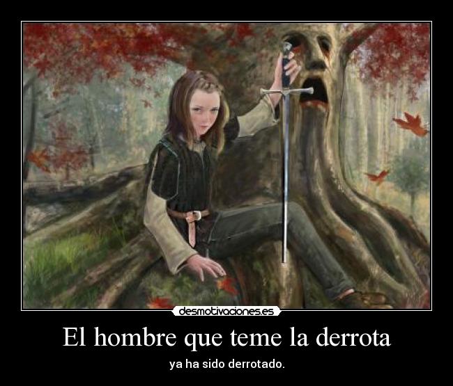 El hombre que teme la derrota -