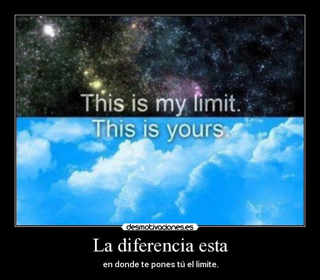 La diferencia esta -