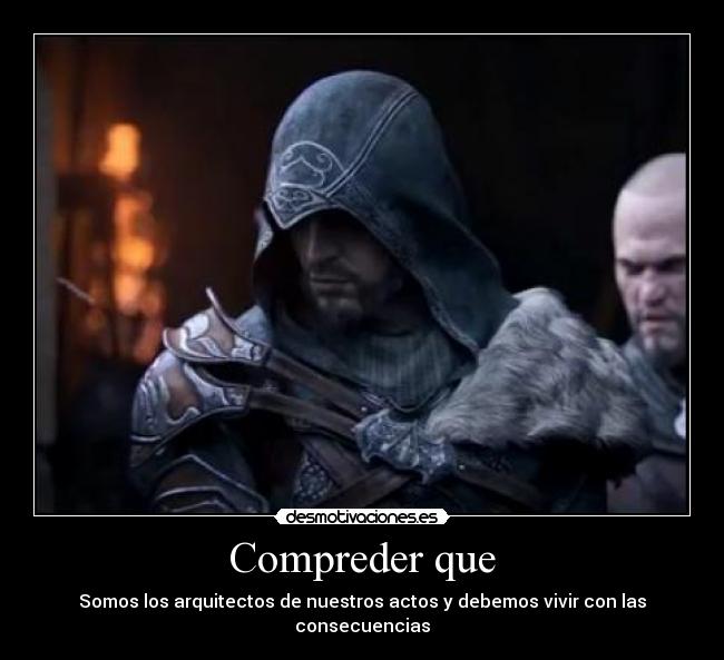 carteles ezio auditore desmotivaciones