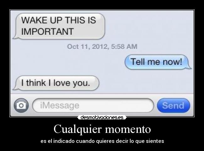 Cualquier momento - 