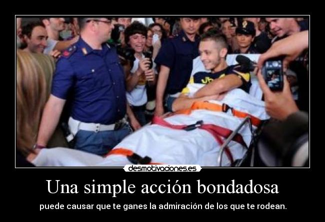 Una simple acción bondadosa -