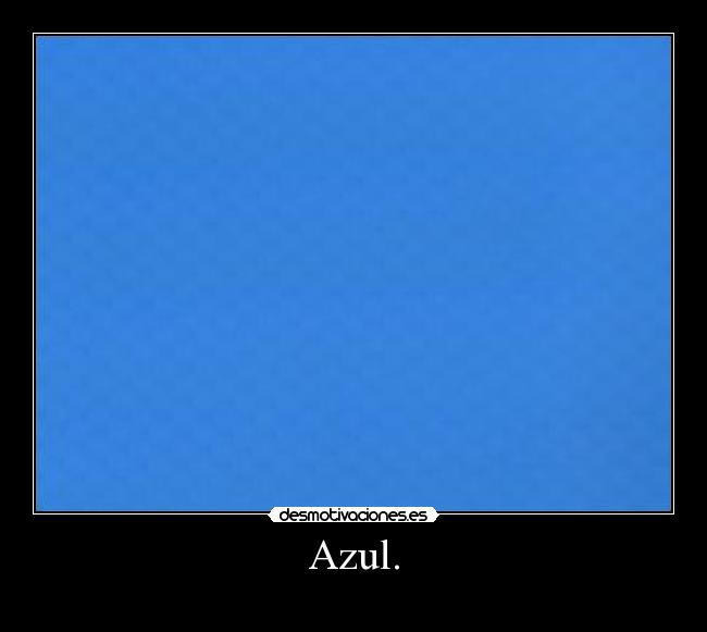 Azul. - 