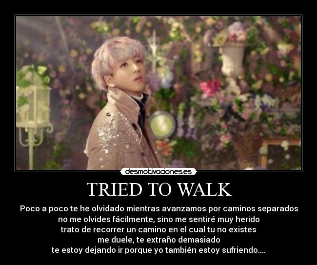 TRIED TO WALK - 