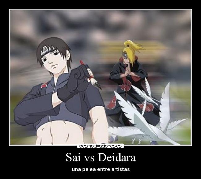 Sai vs Deidara -