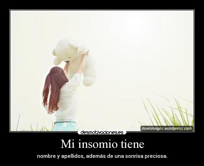 Mi insomio tiene -