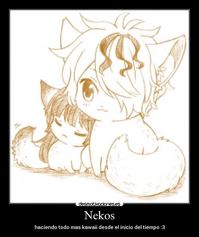 Nekos - haciendo todo mas kawaii desde el inicio del tiempo :3