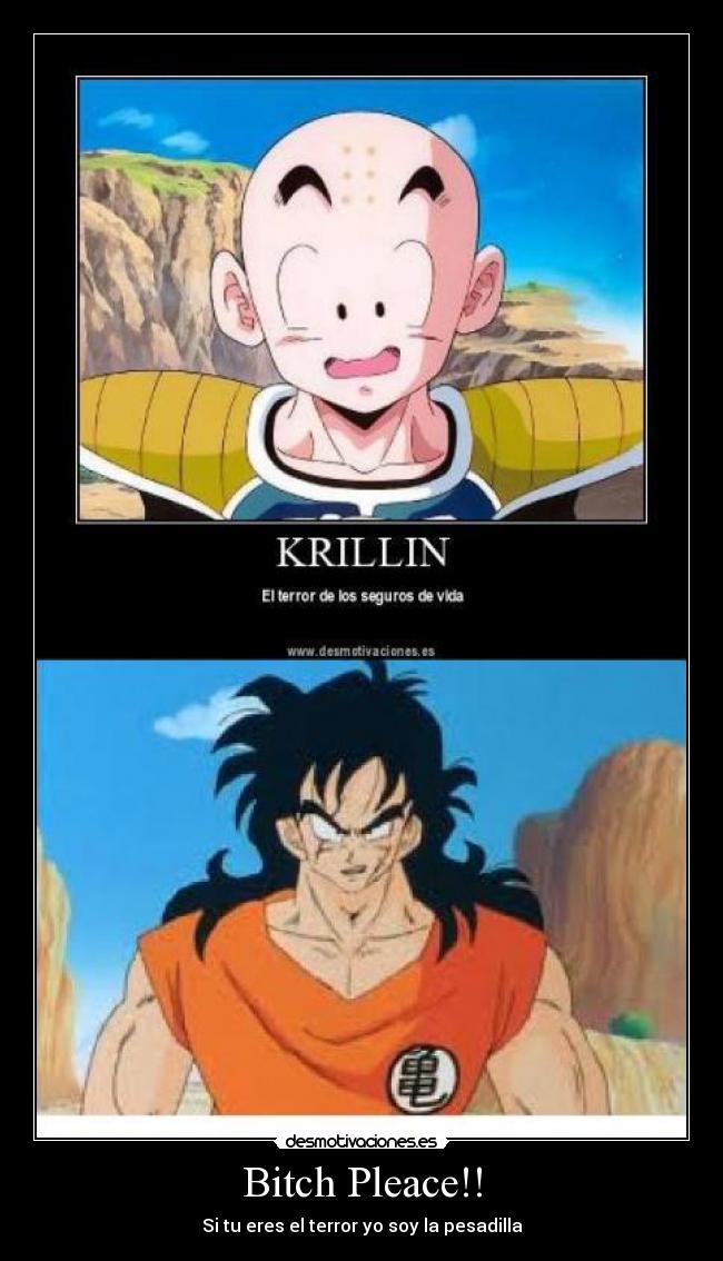 carteles krillin yamcha seguros vida desmotivaciones