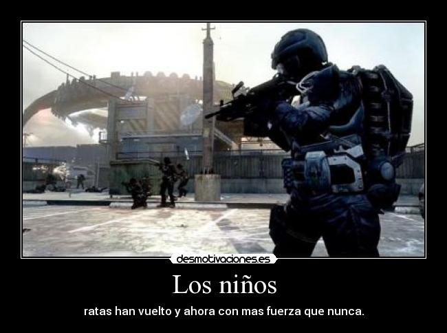 Los niños - ratas han vuelto y ahora con mas fuerza que nunca.