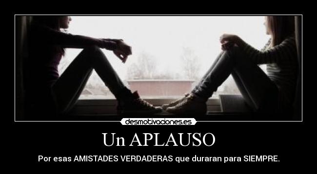 Un APLAUSO -