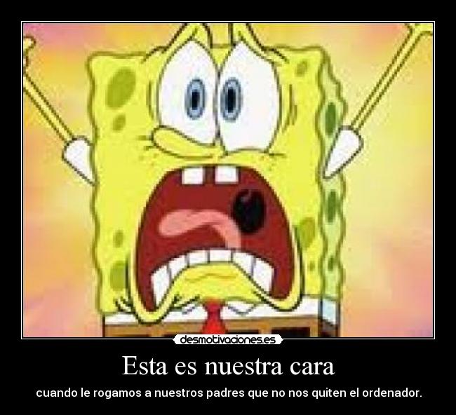 carteles bob esponja desmotivaciones