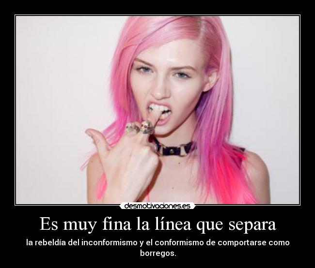 Es muy fina la línea que separa - 