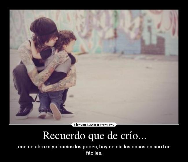 Recuerdo que de crío... - 