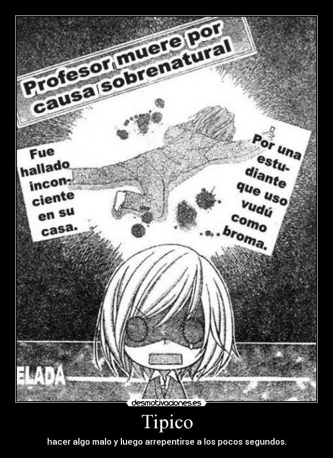 carteles anime manga brujeria desmotivaciones