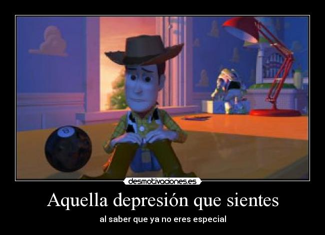 Aquella depresión que sientes -